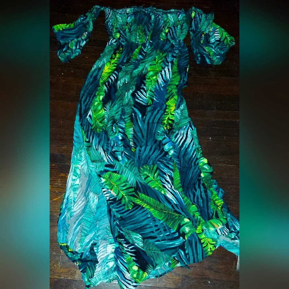 Bohemian off the shoulder dress